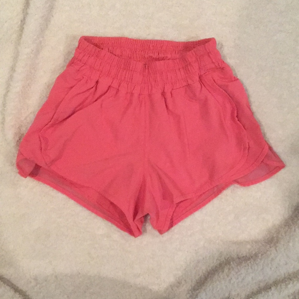 Lululemon hot pink shorts